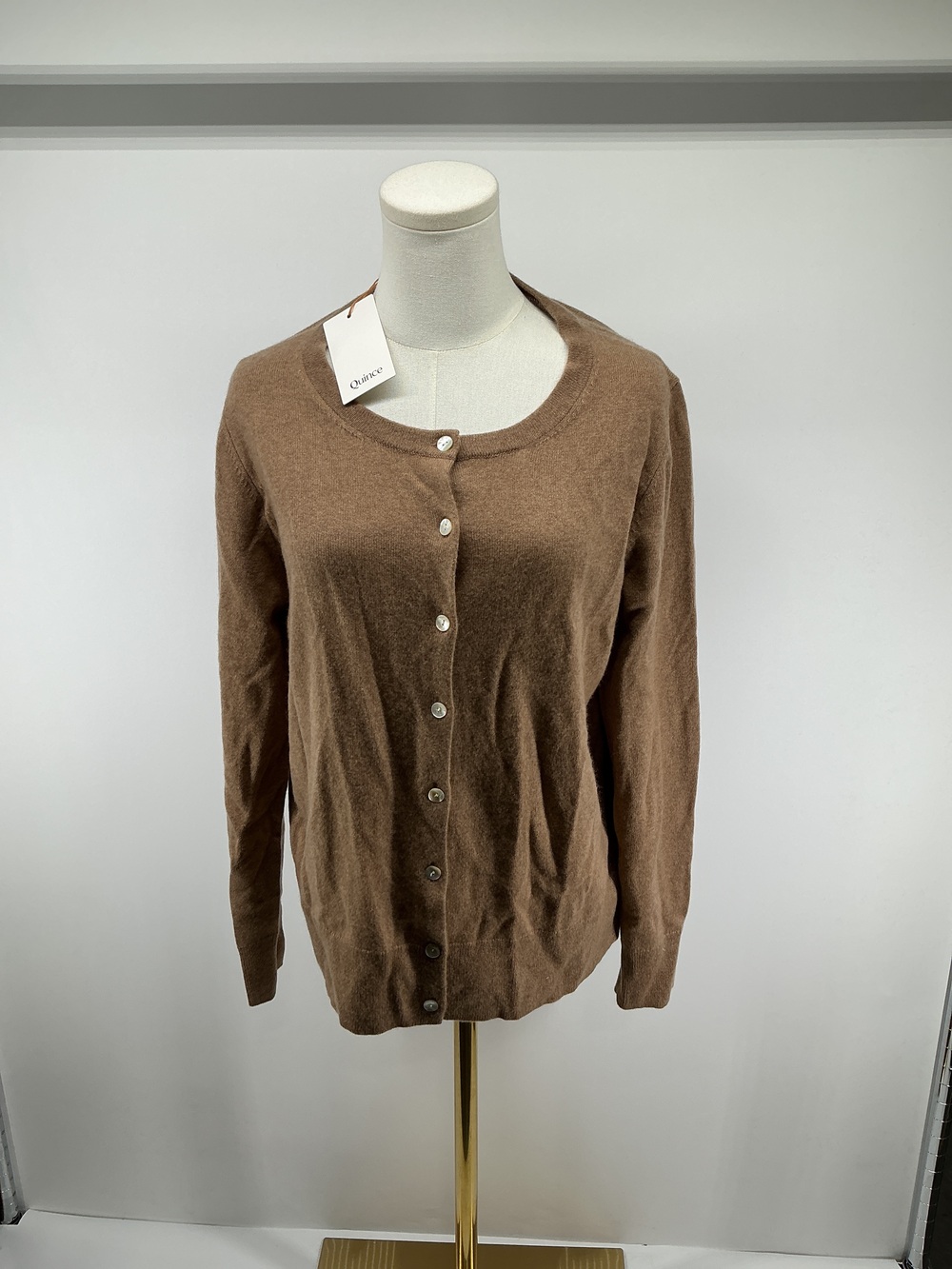 Mongolian Cashmere Cardigan Sweater